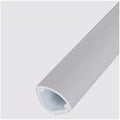 Self-Adhesive PVC Corner Cord Cover - Cable Floor Protector Strip, Wire Hider for Home & Office - Easy Mounting, Black (NO.3)