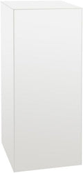 shopPOPdisplays White Expanded PVC Display Pedestal - Lightweight, Portable & Durable for Events, Trade Shows - 50 lb. Capacity (11.5" W x 11.5" L x 36" H)
