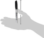 Sharpie Permanent Markers Set Quick Drying And Fade Resistant Fine Point Marker For Wood Plastic Paper Metal And More Drawing Coloring And Poster Marker Black 12 Count