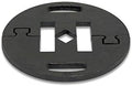 Vispronet Commercial-Grade Canopy Weight Plates 44lb - Set of 4 Steel Base Plates for Pop Up Canopy Tents