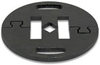 Vispronet Commercial-Grade Canopy Weight Plates 44lb - Set of 4 Steel Base Plates for Pop Up Canopy Tents