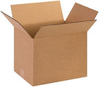 Secure Seal - 13x10x10 Pack of 100 Corrugated Cardboard Packing Shipping Mailing Moving Carton Boxes