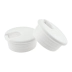HAHIYO 2Pcs 1.77Inch/45mm White ABS Plastic U-Shaped Desk Grommet Wire Grommet Cable Management Cord Hole Cover Desk Wire Hole Insert Wire Organizer for Computer Office Home School Equipment Systems