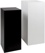 shopPOPdisplays White Expanded PVC Display Pedestal - Lightweight, Portable & Durable for Events, Trade Shows - 50 lb. Capacity (11.5" W x 11.5" L x 36" H)