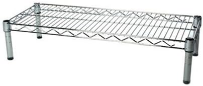 Shelving Inc. 14" d x 36" w Chrome Wire Shelving with 1 Tier Shelf, Weight Capacity 800lbs Per Shelf