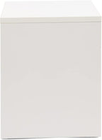 Displays2go White Merchandise Display Cube, 16 Inch Tall – White (WDCUBEWHT1)