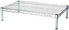 Shelving Inc. 24"d x 42"w Chrome Wire Shelving with 1 Tier Shelf, Weight Capacity 800lbs Per Shelf