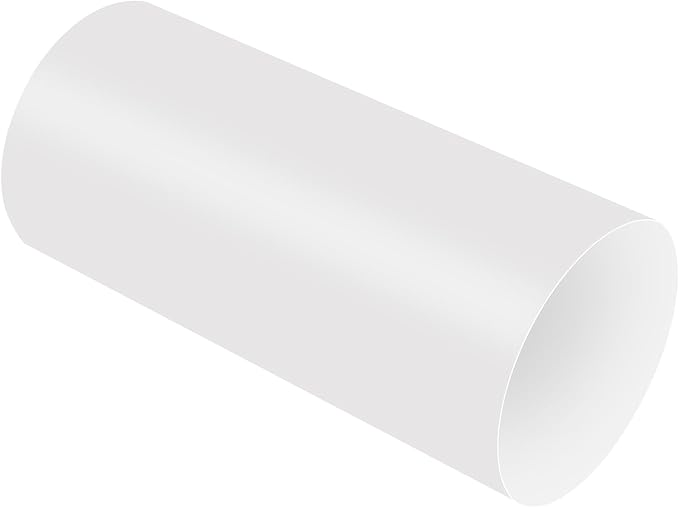 OUKANING 6 PCS Metal Display Pedestal Stands, White Cylinder Display Stands Pillars, Decoration Cube Sculpture Display Column for Wedding Party Baby Shower Birthday, H27.56'', 26'', 23.62''