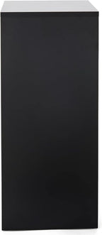 Displays2go 30" Tall Floor Standing Pedestal Stand with 12.5” Square Top, Black (WDCUBEBLK2)