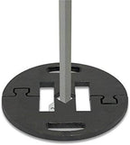 Vispronet Commercial-Grade Canopy Weight Plates 44lb - Set of 4 Steel Base Plates for Pop Up Canopy Tents