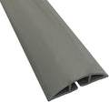 Kable Kontrol Floor Cord Cover kit - 15 Feet Long Gray Plastic Cable Protector, Hides Cords and Conceals Wires, for Extension Cord Cable Management, Channel Size 0.75” W x 0.43” H
