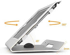 Tablet Stand for Desk Compatible with 10.2" iPad 7 8 9, All Metal, 360 Swivel Base, Anti Theft Tablet Retail Stand - BSC102WT