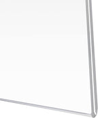PecMuikee Acrylic Sign Holder 8.5x11, Wall Mount Acrylic Sign Holder and Plastic Paper Display Ad Frame bonus with 3M Tape and Mounting Screws for Restaurants, Office, Market, Library, Store, 20 Pcs