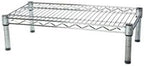 Shelving Inc. 14" d x 24" w Chrome Wire Shelving with 1 Tier Shelf, Weight Capacity 800lbs Per Shelf