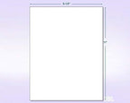 NextDayLabels - 8-1/2 x 11 Neon Color High Light Fluorescent Labels for Laser & Inkjet Printer (Pink Fluorescent, 8.5" x 11" - 1 Per Page | 25 Labels)