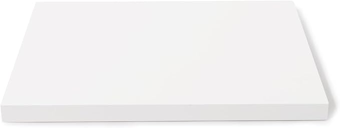 Oirlv Solid Wood Minimalism Style Jewelry Display Stand Showcase Jewelry Organizer Square Holder White Display Stand Riser (SM05206)