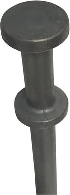 Double Head Tent Stakes - Heavy Duty Steel Tent Stakes, Versatile Ground Spikes to Anchor Commercial Inflatables, Party Tents, and Outdoor Camping Shelters, 1 x 30 Inch, 50-Pack