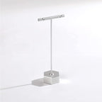 GISELA D 4Pcs Sliver Metal Earring T Bar Stand Retail Display Holders for Show, Jewelry Online Stores Photography Display Props (Sliver 4pcs)