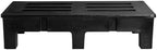 Commercial NSF Heavy-Duty Plastic Dunnage Rack, 2500 lb. Capacity, 48"x22"x12" (28W-501)