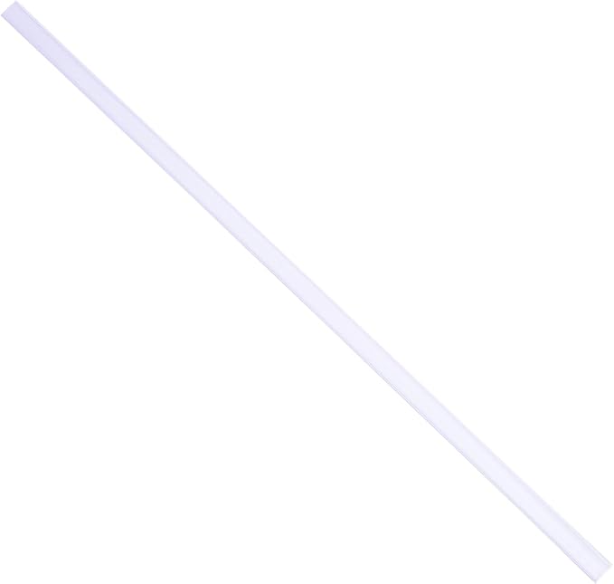 Shelf Label Strips, Pro Painter 50 Pack Self Adhesive 1.5”H Shelf Strip Price Tag Holder for Plastic, Metal and Wood Gondola Shelf, Clear Plastic Front/White Back Sign Holder for 48” Long Shelf