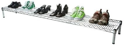 Shelving Inc. 14" d x 72" w Chrome Wire Shelving with 1 Tier Shelf, Weight Capacity 800lbs Per Shelf