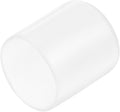 uxcell 20pcs Rubber End Caps Protective Caps 28mm(1.1 Inch) ID Vinyl PVC Round Tube Bolt Cap Cover Screw Thread Protectors, Clear