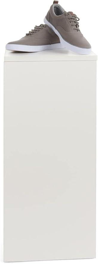 Displays2go, Gallery Display Column, Laminated Particle Board and Melamine Construction – White Laminate Finish (WDCUBEWHT2)