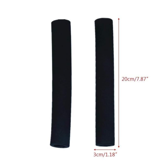 4Pcs Black Baby Stroller Handle Cover Push Tube Cart Sleeve Foam Covers Armrest Soft Pr Baby Cart Covers Shopping, Travel Gear