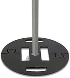 Vispronet Commercial-Grade Canopy Weight Plates 22lb - Set of 4 Steel Base Plates for Pop Up Canopy Tents