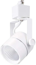 CLOUDY BAY 8W 4000K Cool White Dimmable LED Track Light Head,CRI90+ True Color Rendering Adjustable Tilt Angle Track Lighting Fixture,40° Angle for Accent Retail,White Finish,Halo Type- Pack of 6