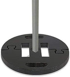Vispronet Commercial-Grade Canopy Weight Plates 22lb - Set of 4 Steel Base Plates for Pop Up Canopy Tents