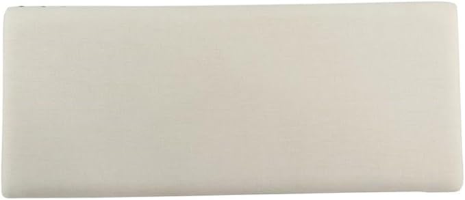 HomePop Upholstered Storage Bench with Nailhead Trim – Cream