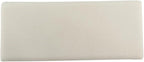 HomePop Upholstered Storage Bench with Nailhead Trim – Cream