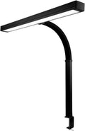 Neatfi 3000 Lumens Flex LED Desk Lamp with Clamp, Dimmable, 5 Adjustable Brightness Levels & 5 Light Modes, Memory Function, Eye-Caring & Flexible Lamp for Home & Office (28 Inches, Black)