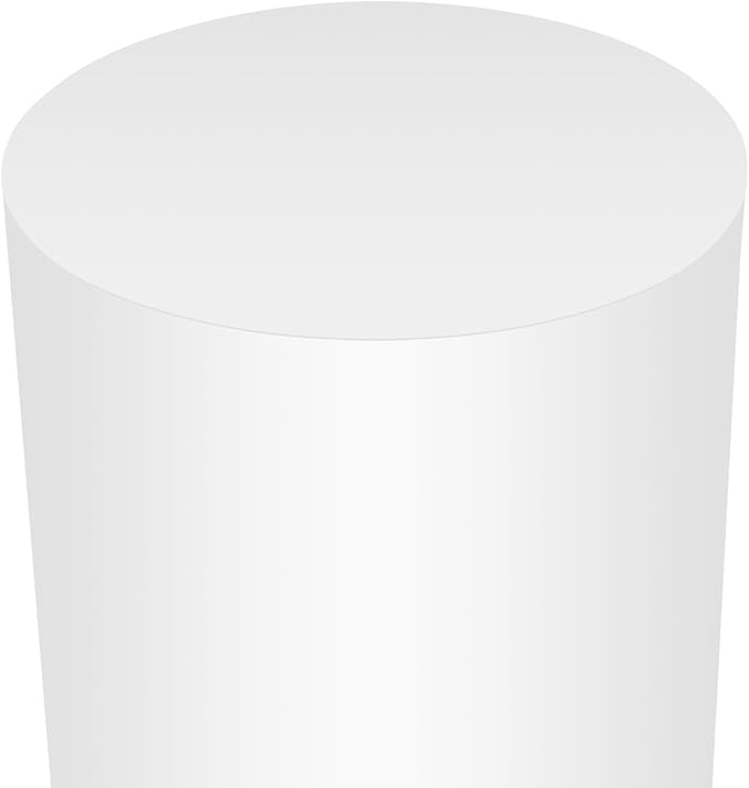 Cylinder Stands for Party, 5Pcs Round Pedestal Stand, Foldable White Round Large Columns Tables, Plinth Pillars for Parties Baby Shower Birthday Wedding Display Decoration Ceremony Art Decor