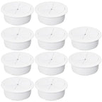10 Pcs Desk Grommet 2" / 50 mm, Desk Hole Cover for Cables White, Cable Grommet ABS Plastic, Desk Hole Grommet for Home & Office Pc, Detachable Cable Cord Organizer