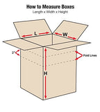 Aviditi MD161616 Multi-Depth Corrugated Box, 16" Length x 16" Width x 16" Height, Kraft (Bundle of 10)