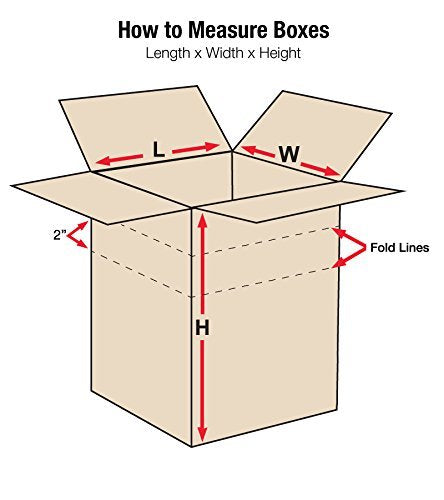 Aviditi MD161616 Multi-Depth Corrugated Box, 16" Length x 16" Width x 16" Height, Kraft (Bundle of 10)