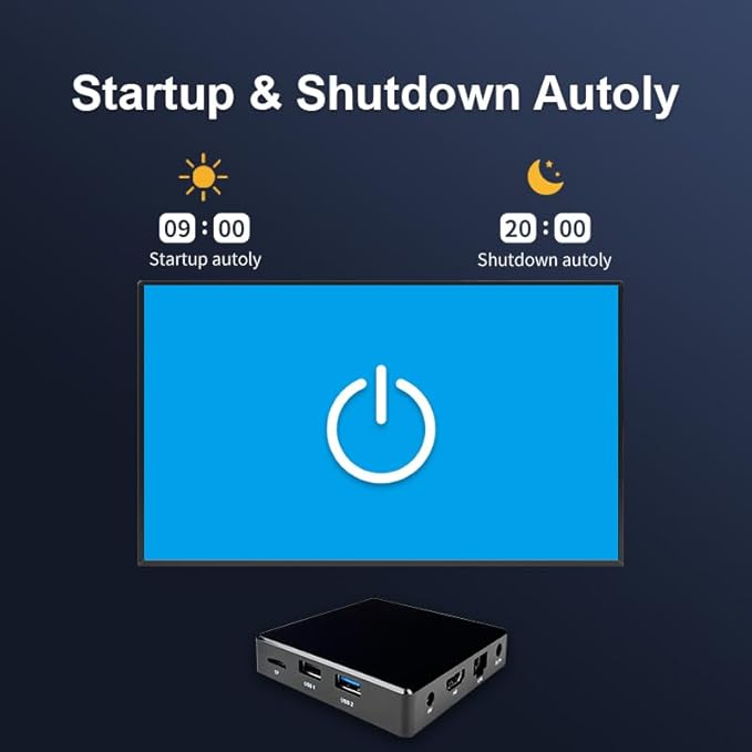 Adertising Media Player Box Commercial Display Mate Remote Publish Menu AD 2+16G Digital Signage Box (YM06 / 2+16G)