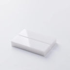 UNIQOOO 3" White Acrylic Stand | 10 Pack 3mm Slot Wedding Sign Holders, Perfect for Wedding, Table Number, Exhibition, Office, Restaurant, Business