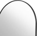 Koonmi 35"x78" Arched Full Length Mirror, Black Large Floor Mirror with Aluminum Alloy Frame Standing Hanging or Leaning Wall-Mounted Mirror for Living Room and Bedroom