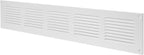 Repa Market Air Vent Cover 20x4 Inch (Outer Dimensions) White Galvanized Steel Louvered Grill Cover with Mesh Screen/Wall or Ceiling Vent/HVAC Register for Indoor and Outdoor Ventilation