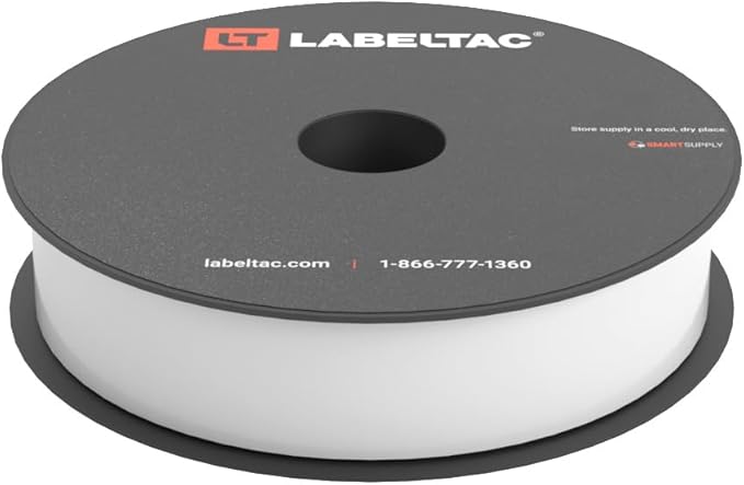 LabelTac 4 and Pro Model Indoor/Outdoor Rack Label Supply 1" x 150' White