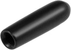uxcell 20pcs Rubber End Caps 1/8"(3mm) ID Vinyl Round Tube Bolt Cap Cover Thread Protectors Black