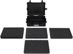PP Portable Flight Case, Lockable Tool Box for Transportation Travelling, Protective Equipment Case, 20.5"x15.7"x7.5", -285