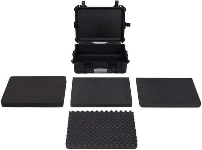 PP Portable Flight Case, Lockable Tool Box for Transportation Travelling, Protective Equipment Case, 20.5"x15.7"x7.5", -285