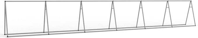 Vispronet Horizontal A-Frame Banner Stand – 3ft x 21ft Aluminum Outdoor Banner Holder, Portable Display for Promotional & Sporting Events, Sideline Accessories, Frame Only