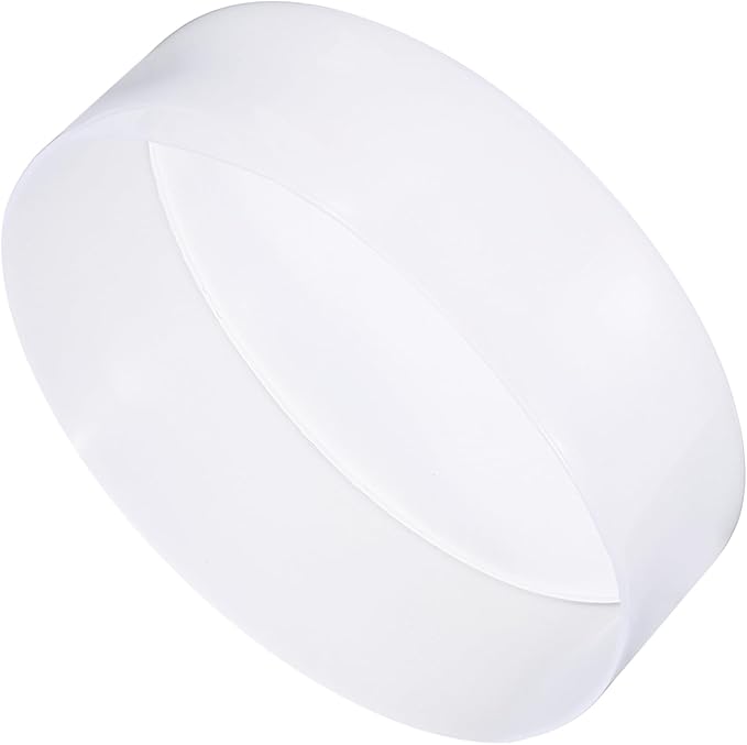 uxcell 4pcs Rubber End Caps 170mm ID Vinyl Round End Cap Cover Screw Thread Protectors Clear, 50mm Height