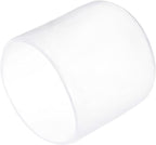 uxcell 20pcs Rubber End Caps 29mm ID Vinyl PVC Round Tube Bolt Cap Cover Screw Thread Protectors Clear