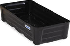 DENIOS® Spill Containment Tray – 10.5 Gallon Capacity, 30.9"X15.8"X7.1", Plastic Industrial Spill Tray for Spill Containment, No Grate, Durable Containment Tray for Safe Liquid Handling